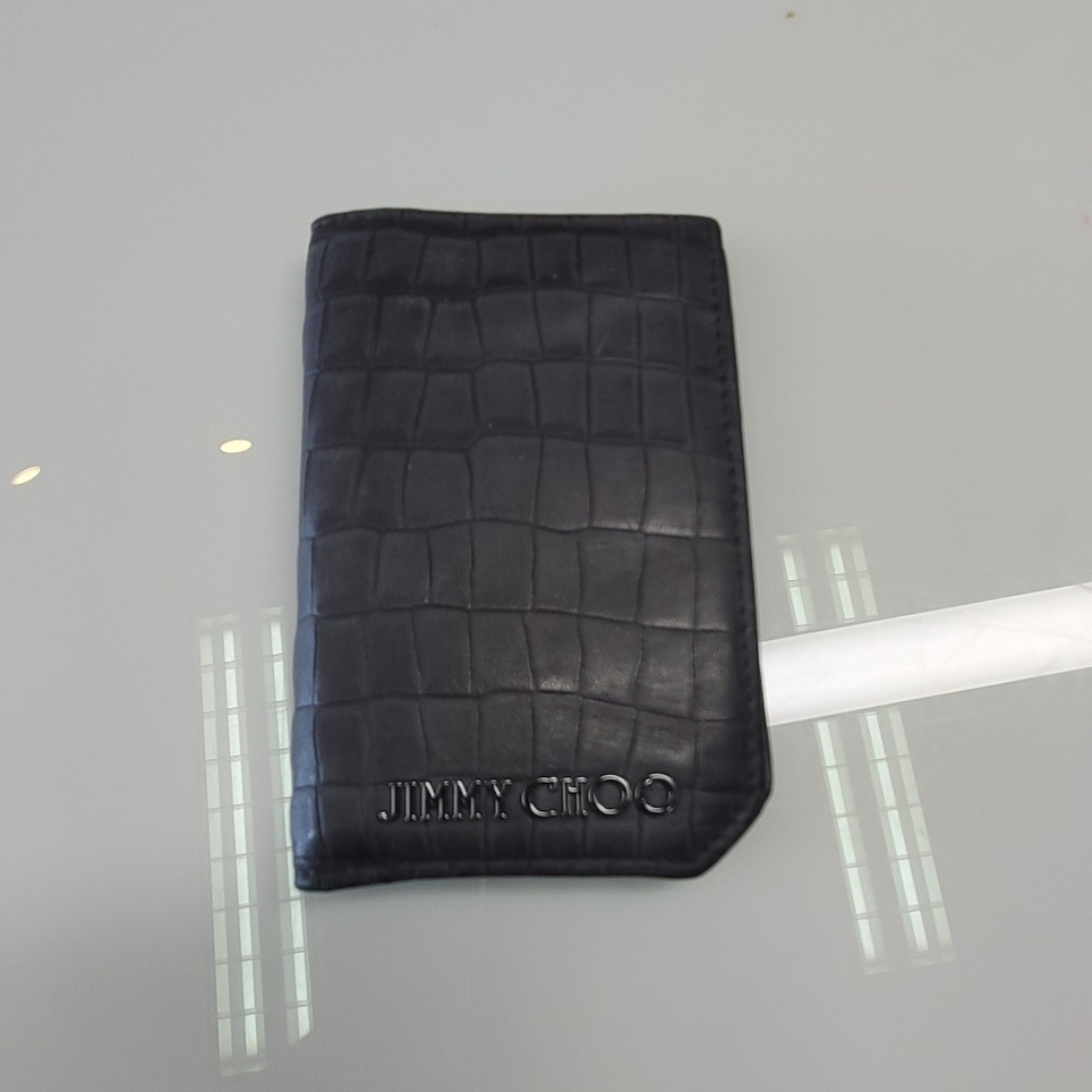 Jimmy Choo Crocodile Printed Wallet